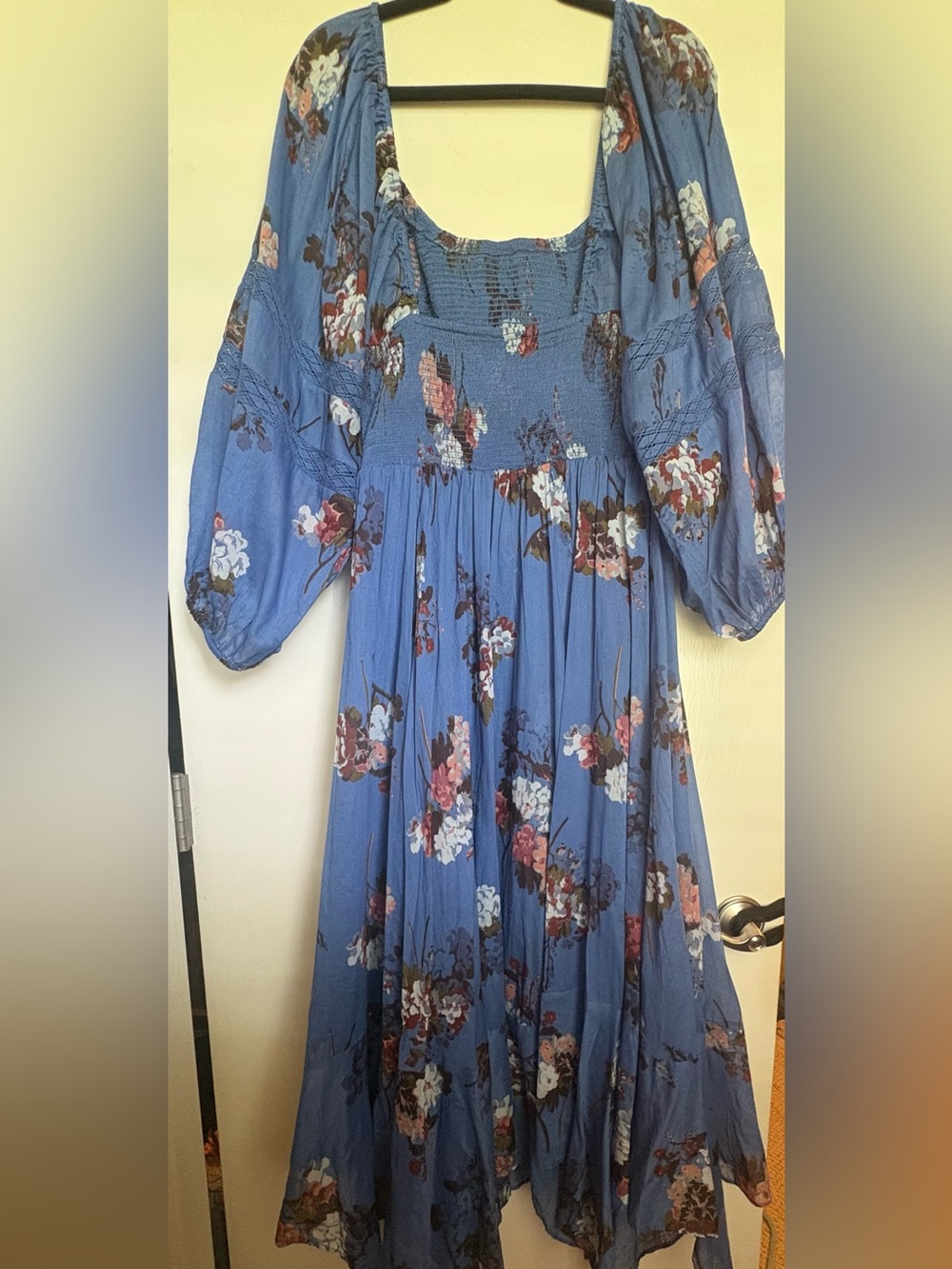 Free People Blue Floral Maxi Dress - Picture 2 of 4